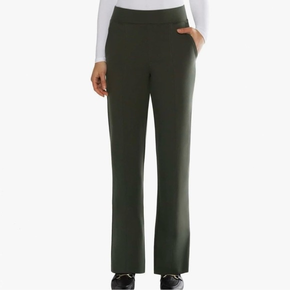 Matty m Pants - Matty M Women's Pull On Straight Leg Office Pants.